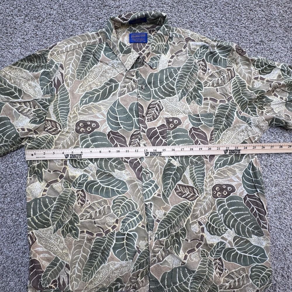 PENDLETON Mens Size XL‎ Hawaiian Aloha Camp Shirt Short Sleeve Button Front - Picture 5 of 6